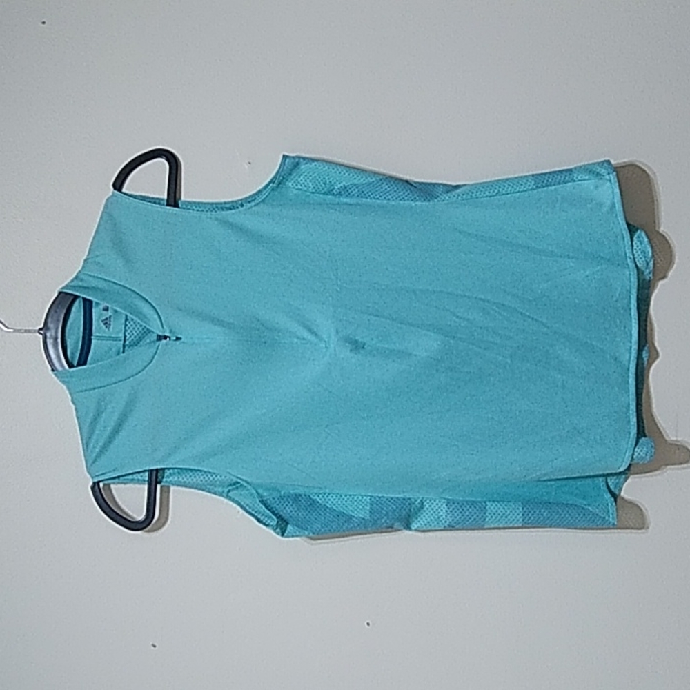 Adidas Women's Blue Sleeveless Top